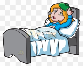 Cartoon Picture Of Sick Person In Bed "onerror='this.onerror=null; this.remove();' XYZ="data - Woman Sick In Bed Cartoon Clipart